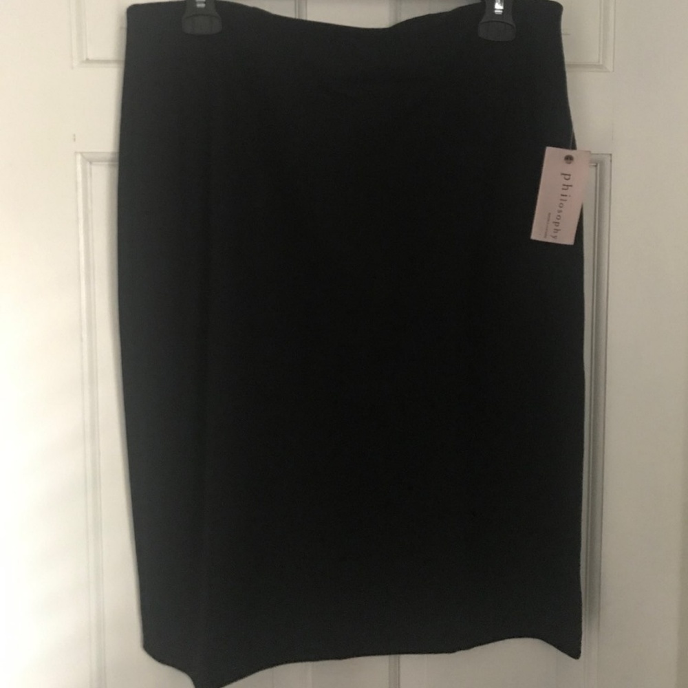 Philosophy Women's Black Pencil Skirt